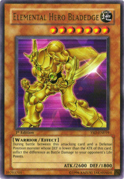 Elemental HERO Bladedge - Starter Deck: GX 2006 (Ultra Rare) [YSD-019]