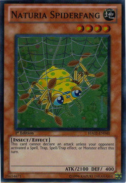 Naturia Spiderfang - Hidden Arsenal 2 (Super Rare) [HA02-040]