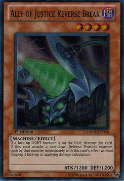 Ally of Justice Reverse Break - Hidden Arsenal 2 (Super Rare) [HA02-050]