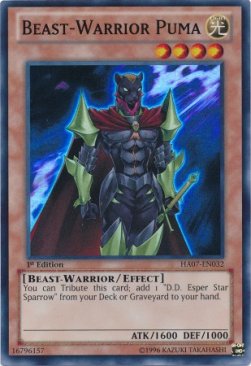Beast-Warrior Puma - Hidden Arsenal 7 (Super Rare) [HA07-032]