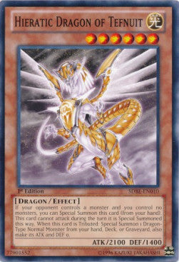 Hieratic Dragon of Tefnuit - Structure Deck: Saga of Blue-Eyes White Dragon (Common) [SDBE-010]