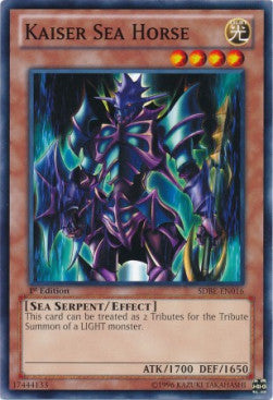 Kaiser Sea Horse - Structure Deck: Saga of Blue-Eyes White Dragon (Common) [SDBE-016]
