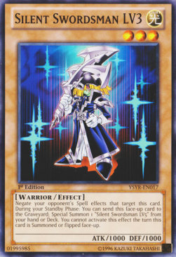 Silent Swordsman LV3 - Starter Deck: Yugi Reloaded (Common) [YSYR-017]