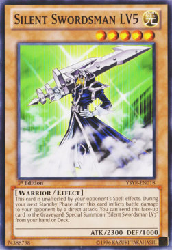 Silent Swordsman LV5 - Starter Deck: Yugi Reloaded (Common) [YSYR-018]