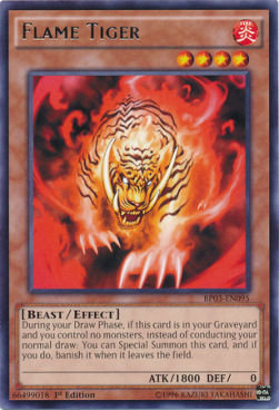 Flame Tiger (V.1 - Rare) - Battle Pack 3: Monster League (Rare) [BP03-095]