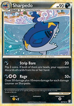 Sharpedo - Triumphant (Rare) [TM-30]