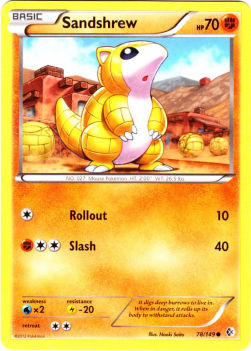 Sandshrew - Boundaries Crossed (Common) [BCR-78]