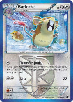 Raticate - Plasma Freeze (Rare) [PLF-88]