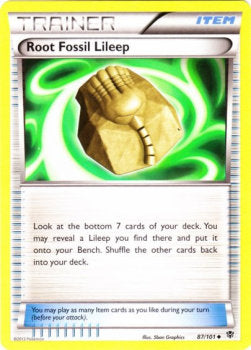 Root Fossil Lileep - Plasma Blast (Uncommon) [PLB-87]