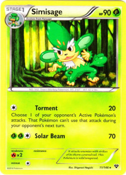 Simisage - XY (Rare) [XY-11]