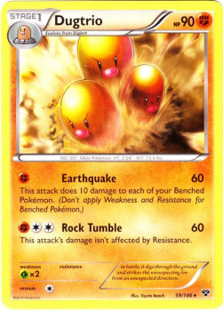 Dugtrio - XY (Rare) [XY-59]