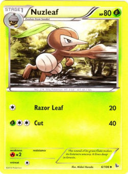 Nuzleaf - Flashfire (Uncommon) [FLF-6]