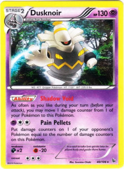 Dusknoir - Flashfire (Holo Rare) [FLF-40]