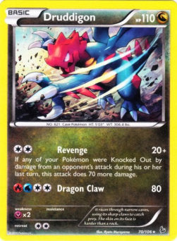 Druddigon - Flashfire (Holo Rare) [FLF-70]