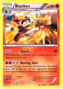 Blaziken - Furious Fists (Holo Rare) [FFI-14]