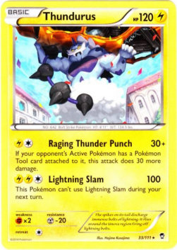 Thundurus - Furious Fists (Rare) [FFI-33]