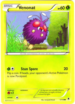Venonat - Phantom Forces (Common) [PHF-1]