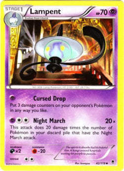 Lampent - Phantom Forces (Uncommon) [PHF-42]