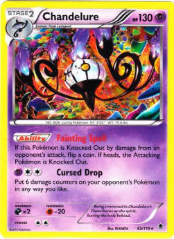 Chandelure - Phantom Forces (Holo Rare) [PHF-43]