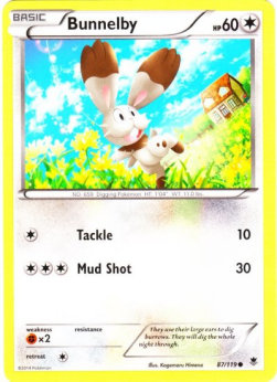 Bunnelby - Phantom Forces (Common) [PHF-87]