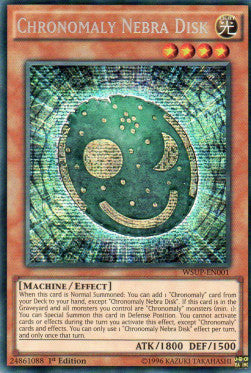 Chronomaly Nebra Disk - World Superstars (Secret Rare) [WSUP-001]
