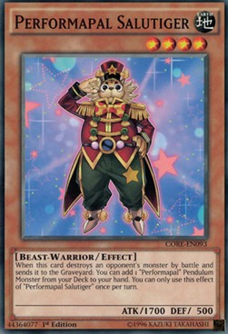 Performapal Salutiger - Clash of Rebellions (Common) [CORE-093]