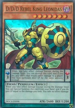 D/D/D Rebel King Leonidas - Dimension of Chaos (Super Rare) [DOCS-098]