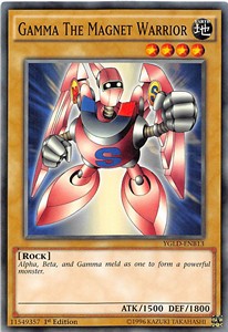 Gamma The Magnet Warrior - Yugi's Legendary Decks (Common) [YGLD-B13]