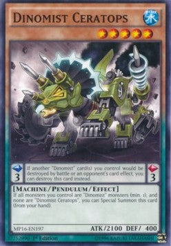 Dinomist Ceratops - 2016 Mega-Tin Mega Pack (Common) [MP16-197]