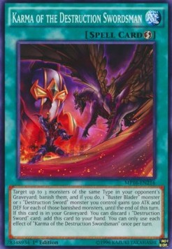 Karma of the Destruction Swordsman - 2016 Mega-Tin Mega Pack (Common) [MP16-216]