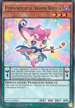 Performapal Whim Witch - Invasion: Vengeance (Rare) [INOV-002]
