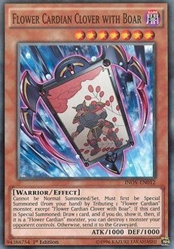 Flower Cardian Clover with Boar - Invasion: Vengeance (Common) [INOV-012]