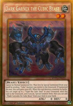 Dark Garnex the Cubic Beast (V.2 - Gold Rare) - The Dark Side of Dimensions Movie Pack (Gold Rare) [MVP1-G33]