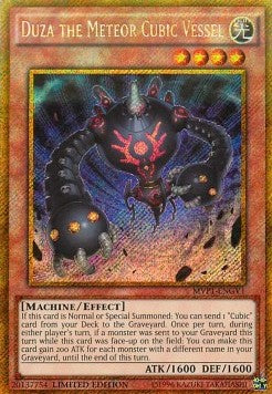 Duza the Meteor Cubic Vessel (V.1 - Gold Secret Rare) - The Dark Side of Dimensions Movie Pack (Gold Secret Rare) [MVP1-GV1]