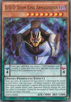 D/D/D Doom King Armageddon - Structure Deck: Pendulum Domination (Common) [SDPD-006]