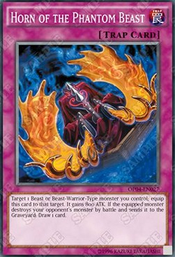 Horn of the Phantom Beast - OTS Tournament Pack 4 (Common) [OP04-027]