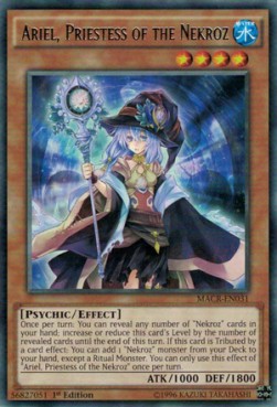 Ariel, Priestess of the Nekroz - Maximum Crisis (Rare) [MACR-031]