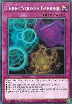 Three Strikes Barrier - Code of the Duelist (Common) [COTD-067]