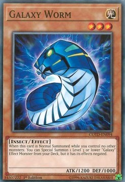 Galaxy Worm - Code of the Duelist (Common) [COTD-094]