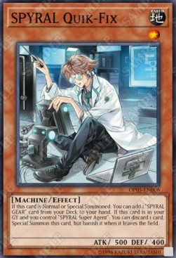SPYRAL Quik-Fix - OTS Tournament Pack 5 (Super Rare) [OP05-006]