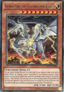 Thunder King, the Lightningstrike Kaiju - 2017 Mega-Tin Mega Pack (Rare) [MP17-046]