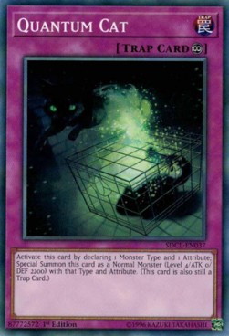 Quantum Cat - Structure Deck: Cyberse Link (Common) [SDCL-037]