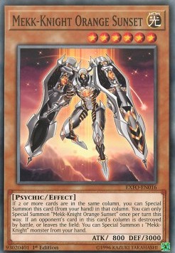 Mekk-Knight Orange Sunset - Extreme Force (Common) [EXFO-016]