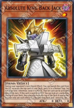 Absolute King Back Jack - Structure Deck: Lair of Darkness (Common) [SR06-020]