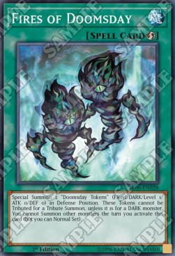 Fires of Doomsday - Structure Deck: Lair of Darkness (Common) [SR06-028]