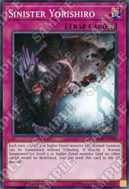 Sinister Yorishiro - Structure Deck: Lair of Darkness (Common) [SR06-040]