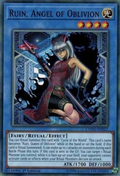 Ruin, Angel of Oblivion - Cybernetic Horizon (Common) [CYHO-027]