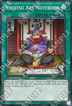 Ninjitsu Art Notebook - OTS Tournament Pack 8 (Common) [OP08-023]