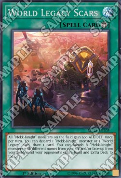 World Legacy Scars - 2018 Mega-Tin Mega Pack (Rare) [MP18-205]