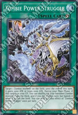 Zombie Power Struggle - Structure Deck: Zombie Horde (Common) [SR07-024]